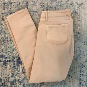 PAIGE Tan Jeans. Skinny. Low Rise. Size 28.